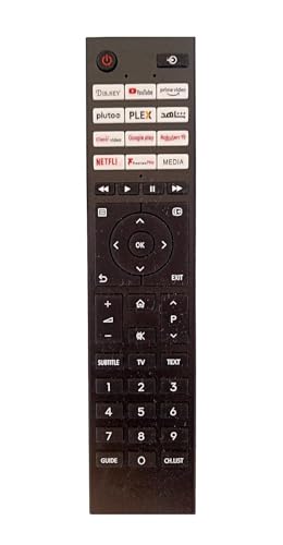 BhalTech TOS01 LED Smart TV Remote Control [Non-Voice] (Old Remote Must be Exactly Same) Compatible for to-Shiba TV Remote