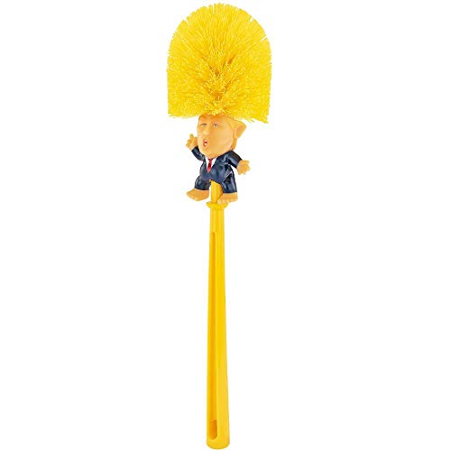 Fairly Odd Novelties Donald Trump Toilet Bowl Brush Perfect White Elephant Novelty Gag Political Gif - coolthings.us