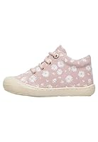 Naturino Cocoon-Lauflernschuhe aus Veloursleder mit Margeriten-Print, Rosa 17