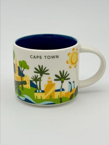 STARBUCKS Coffee Mug You Are Here Collection Cape Town - Taza de café, diseño de ciudad del cabo