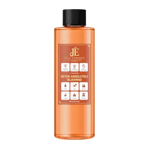 Just Essence Deyor Absolutely Blooming Fregrance Perfume Oil | Premium Quality Concentrated Fragrance | Pure Perfume & Cologne Oil for Personal Body Use | 2 Fl Oz