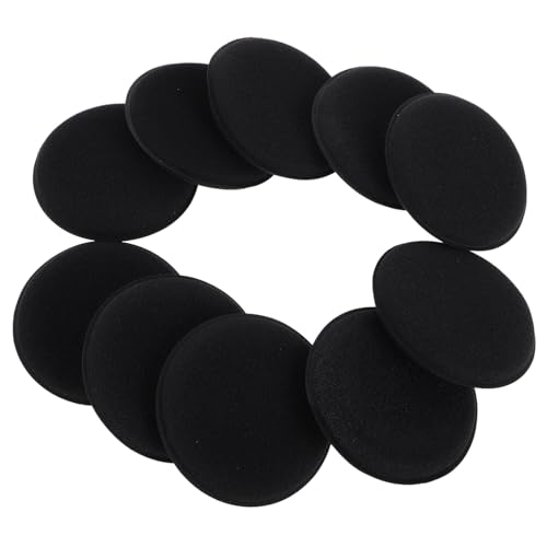 ROMISBABA Esponjas Aplicadoras De Cera De Microfibra 10 Piezas, Esponjas para Pulir y Encerar Coche Negras, para Cuidado Exterior Automóvil, Uso Manual, Profesionales y Aficionados