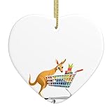 Facile à accrocher : les décorations de Noël en céramique sont conçues avec une corde de suspension en fil doré, qui peut être facilement accrochée et aide à créer une bonne atmosphère de Noël,