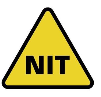 Generic Nit Button Acrylic for Poker Texas Holdem, Yellow