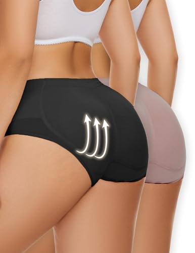 Image of Zimi Collection Butt Lifter Panties Underwear for Women with Removable Pads Seamless Booty Pads Hip Enhancer Panty