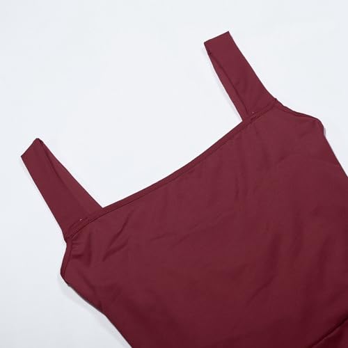 Athletic Dress for Women Deep V Neck Adjustable Straps Jacquard Loose Fit Swing Tan Breastfeeding Dress4