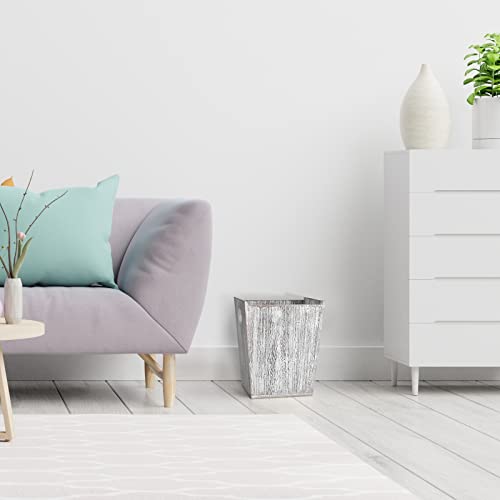 Eteli Wood Waste Basket Small Trash Can For Office Rectangular Garbage Can Decorative With 2 Handles For Bathroom Bedroom Kitchen Hotel #TOP5