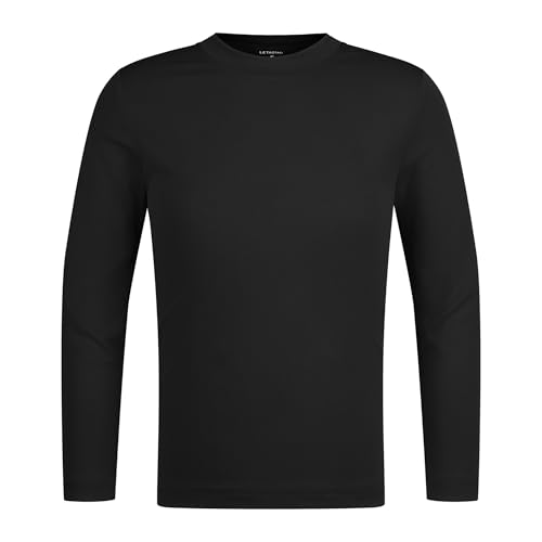 Image of LETAOTAO UPF 50+ Boys Neon Rash Guard Long Sleeve Swim Shirt | 4T to Youth,Boys & Girls Sun Shirt, Sun Protection Shirt,Quick Dry, Moisture-Wicking Fabric, Fishing Shirt