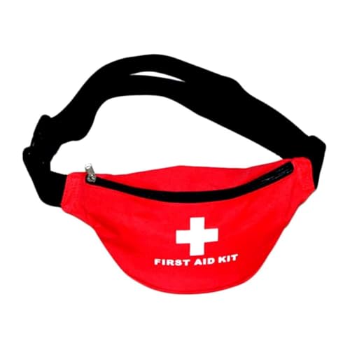PACKOVE 1Pc Portable First Aid Waist Pack Emergency Fanny Pack for Outdoor Activities for Hiking and Travel Compact Design with Belt for Easy Carrying and Storage