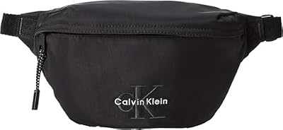 Calvin Klein Uomo Marsupio Bold con Logo, Nero (Black), Taglia Unica