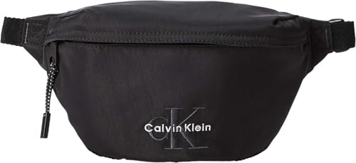 CALVIN KLEIN Men's Bold WAISTBAG LV04D3116G Belt Bag, Black (Black), One Size