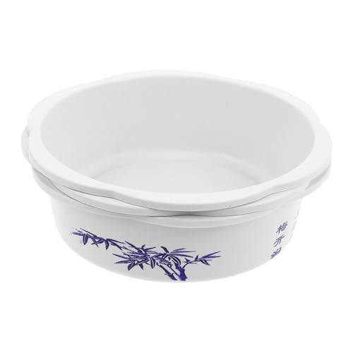 Healifty Lot De 3 Pots Décoratifs Ronds en Plastique pour Plantes Aquatiques Bol De Lotus sans Trou Design Compact pour Intérieur pour Nénuphars Et Jonquilles Décorations De Jardin Et Bureau