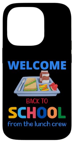 Carcasa para iPhone 14 Pro Cute Lunch Lady «Welcome Back to School from the Lunch Crew»
