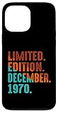 Photo Gallery edizione limitata dicembre 1970 compleanno custodia per iphone 13 pro max Photo Gallery edizione limitata dicembre 1970 compleanno custodia per iphone 13 pro max