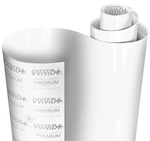 Film vinyle blanc métallisé VViViD pour rénover la peinture de voiture rayée