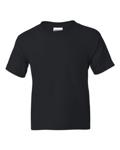 Gildan DryBlend 50/50 Youth T-Shirt, Black, Small