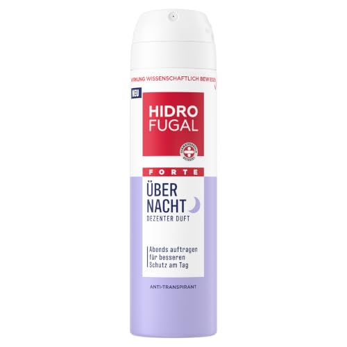 Hidrofugal FORTE Über Nacht Deo Spray Antitranspirant für die Abendanwendung Deodorant für einen stärkeren Schutz am Tag (150 ml)