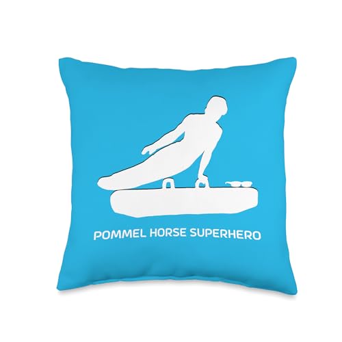Pommel Horse Medalist - SUPERHEROES EXIST IN REAL LIFE Throw Pillow