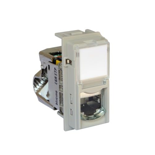 Prise RJ45 Living Now STP CAT6A sable BTKM4279C6AS, l'excellence multimédia
