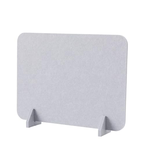 Effonek オフィスデスクトップバッフル、学生机試験用仕切り、飛沫防止スクリーン、仕切り板、家具アクセサリー (スモークグレ,30*50cm)