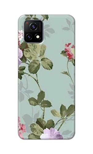 Image of Printed Hard Back Cover Case for Vivo Y52s | Vivo Y72 5G | Vivo Y31s 5G | Vivo Y52s t1 Back Cover (Floral Painting) -702
