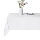 LEQEE Rectangle Tablecloth,90 * 132inch Stain and Wrinkle Resistant Polyester Table Cloth,Decorative