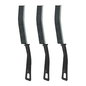 SHCHME Crevice Cleaning Brush 3 Pcs Gap Cleaning Brush Crevice Cleaning Tool for Narrow Corners in home Kitchen Bathroom and Window Groove (Plastic)