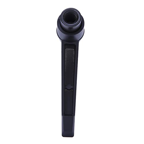 Image of Hyuduo Adjustable Stainless Steel Machine Knobs with Female Thread Black Industrial Control Knobs for Packaging Machinery Compatible with M4 M5 M6 M8 M10 M12 (4-Pack)