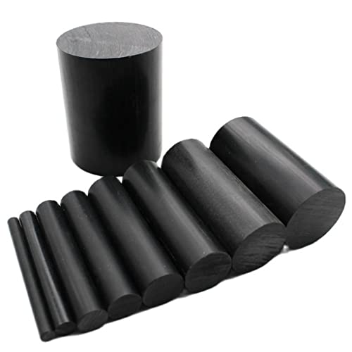 CKSEKD Black Plastic Bar, Diameter 8 10 12 15 20 25 30 35 40 45 50 55 65 80 90 95 100mm Length 100MM PVC Round Rod, Engineering Tools, 1pcs (Size : 80x100mm 1pc)
