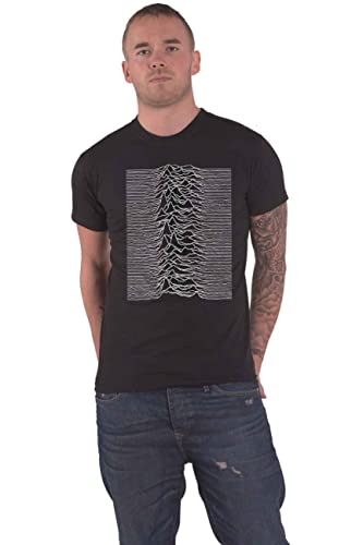 Joy Division T Shirt Unknown Pleasures Album Back Print Ufficiale Unisex Nero Size XXXXL