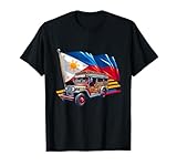 Philippines Flag Proud Filipino Souvenir Philippines Jeepney T-Shirt