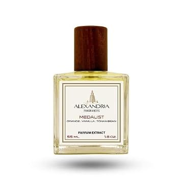 Alexandria Fragrances Medalist Perfume for Men - Long Lasting Bergamot, Blood Mandarin, Black Pepper, Amber, Aquatic notes Elegant Medalist Cologne for Daily Use Perfect for Any Event 55ML