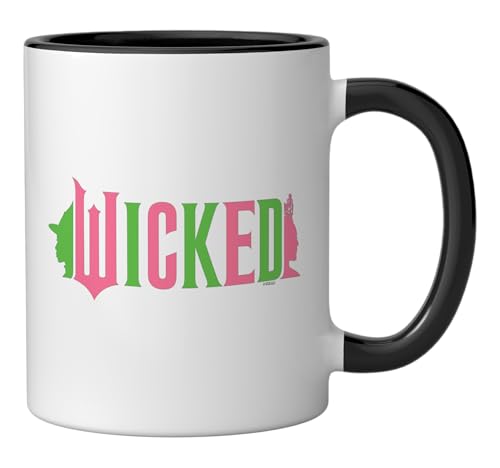 Taza de cerámica negra y blanca 11 onzas miniatura 2