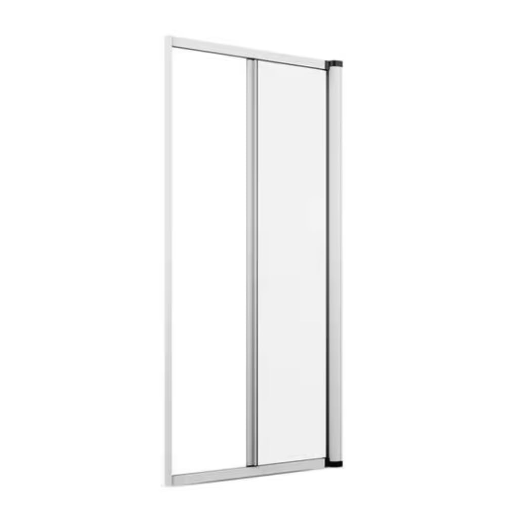 A.M.C. Zanzariera a rullo in alluminio per porte/balconi con profilo riducibile/regolabile avvolgimento orizzontale 150x250cm Bianca/Bianco