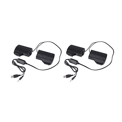 Daijianbin 2 x Clip Mini portátil USB estéreo altavoz barra de sonido para ordenador portátil PC MP3 teléfono reproductor de música