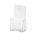 Premium Counter Top Trifold 4-Inch Wide Acrylic Brochure Holder