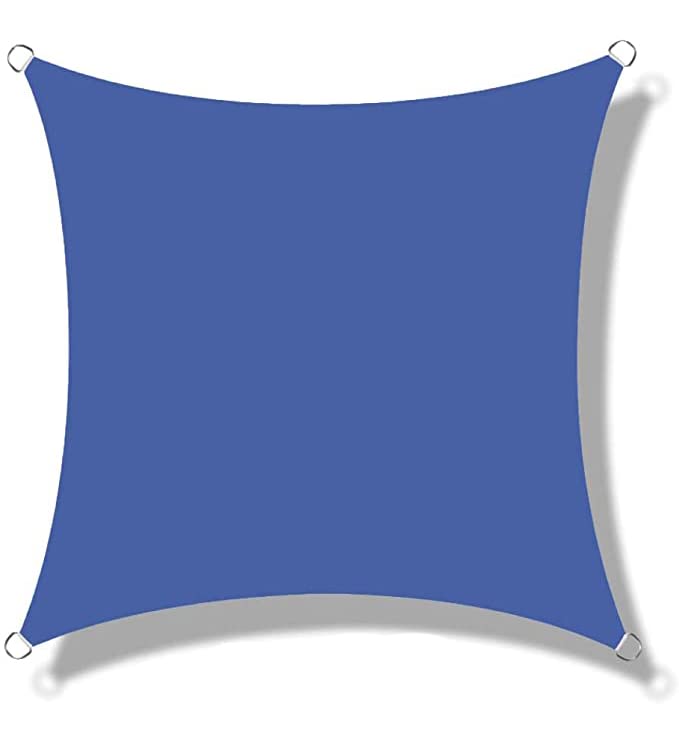 Voile d'ombrage rectangle pour auvent extérieur de terrasse cour arrière et pelouse