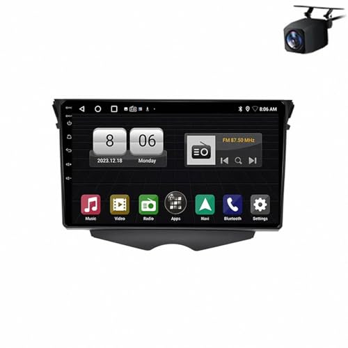 Pantalla de coche con Carplay inalámbrico para Hyundai Veloster 11-17, radio Bluetooth 32G