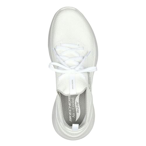 Skechers Men's Arch Fit Infinity White/Gray Low Top Sneaker Shoes 93