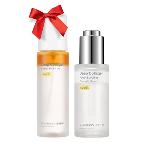 SUNGBOON EDITOR Conjunto com Névoa Sérum de Colágeno Deep Collagen Barrier e Creme em Sérum Deep Collagen Power Boosting