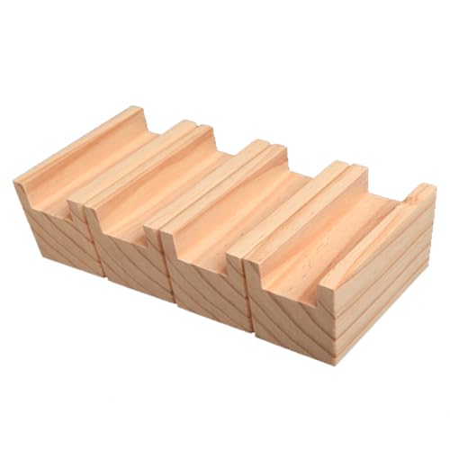 Furniture Risers,Sofa Risers,Bed Risers 4 Pcs Bed Risers Wood Furniture Raisers Heavy Duty Table Lifts Groove Design Sofa Legs Increased Device Bed Raisers, Adds 3-10cm Height(A 5cm Increase Height 5c