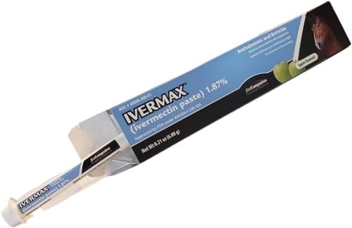 First Companion Ivermax (Ivermectin) Equine Paste 6.08 Gram 1 Pack, Blue - Image 4