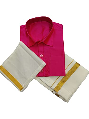 Bhandari Fashion Boys Traditional Dhoti & Shirts Set