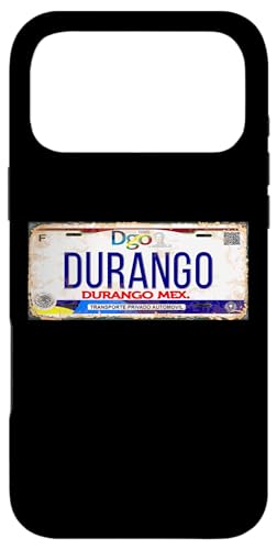 Durango Mexico License Plate Mexican Travel Vacation Beach �X�}�z�P�[�X iPhone 17 Pro Max �p