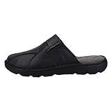 Licht an den Füßen. Hush Puppies Herren Carson Mule Schiebe-Sandalen, Schwarz, 43 EU