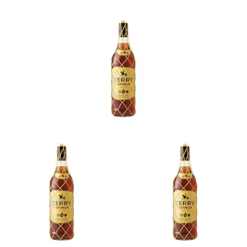 Terry Centenario Bebida Espirituosa, 1000ml (Paquete de 3)