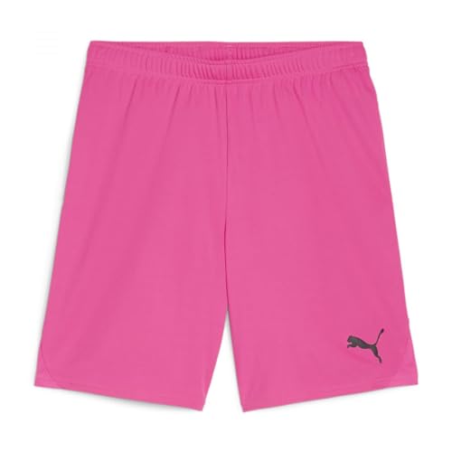 PUMA Unisex Teamgoal Jr Strick Shorts, Fluro Pink PES-puma Black, 128 EU