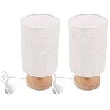 lampe chevet scandinave bleu Éclairage chaleureux et cosy : l'abat-jour en tissu diffuse une lumière douce, créant une ambiance chaleureuse et accueillante, idéale pour la détente et le confort. petite lampe de chevet, lampe de table vintage