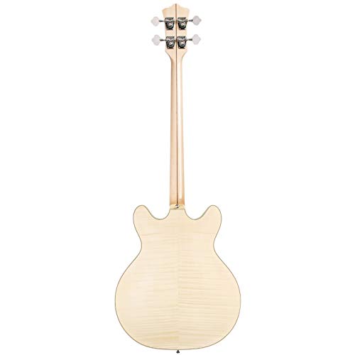 Guild Starfire Bass II Flamed Maple basse avec étui - Les Beatles, Paul McCartney, John Lennon, RIngo Starr, George Harrison Guild Starfire Bass II Flamed Maple basse avec étui – Image 4