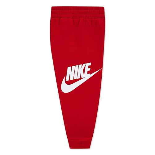 Image of Nike Kids' Sportswear Club Fleece Pullover Hoodie and Joggers 2-Piece Outfit Set (Large Swoosh Logo)